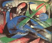 Franz Marc Dreaming Horse painting